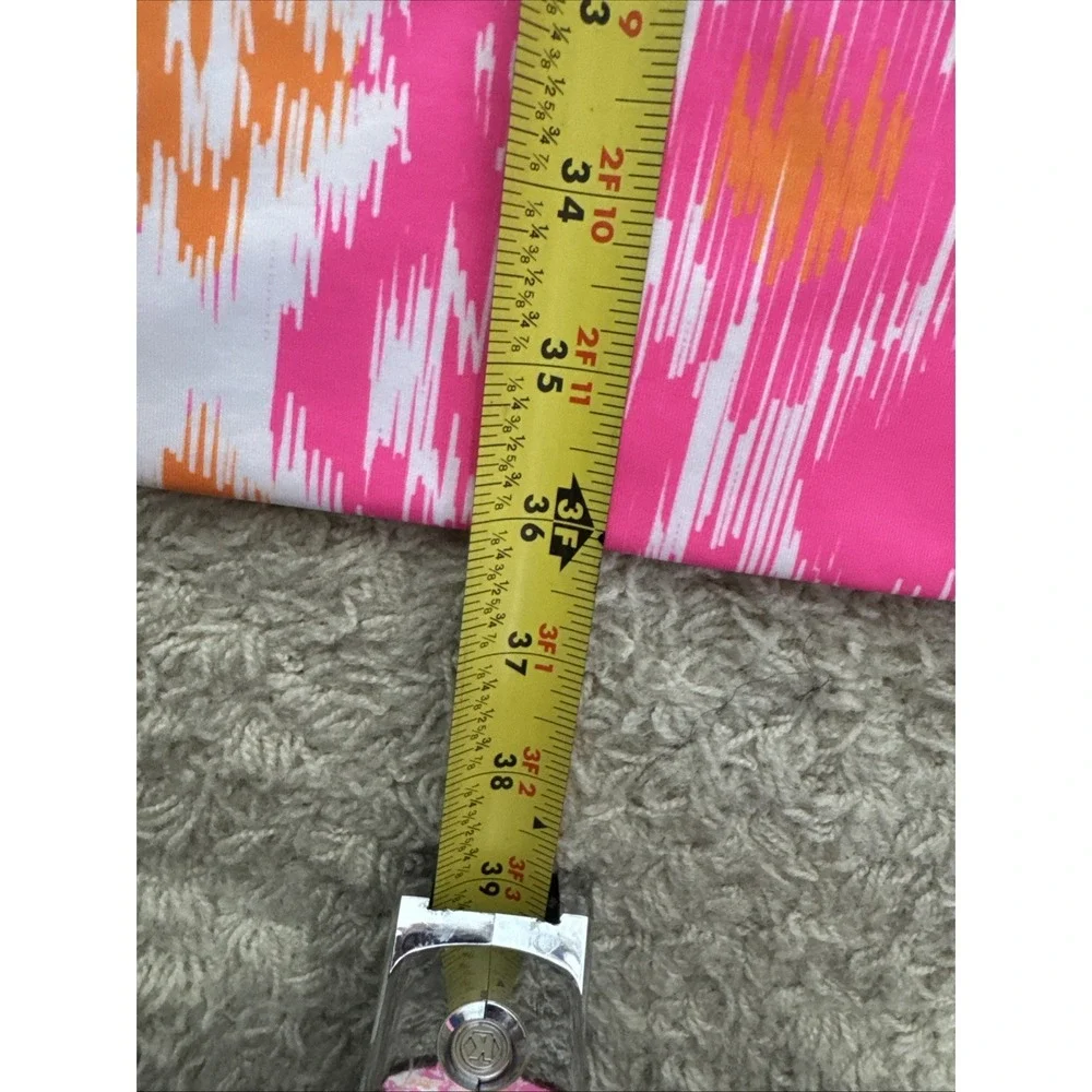 Gretchen Scott Jersey Split Neck 3/4 Sleeve Resort Dress Women's M Cruise Beach - Picture 8 of 9